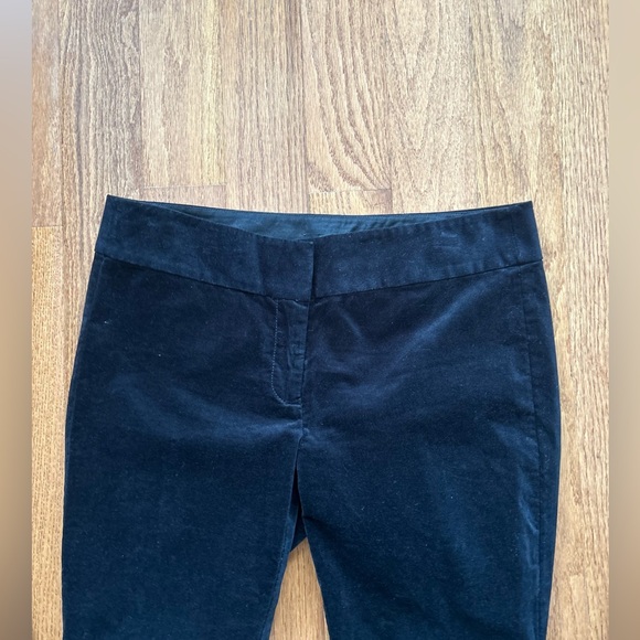 LOFT BLACK SOFT VELVET CORDUROY MARISA SKINNY PANTS SIZE 6 - Picture 7 of 7